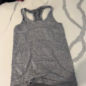 Discontinued limited edition LULULEMON Hawaii Gray Racerback Tank Top